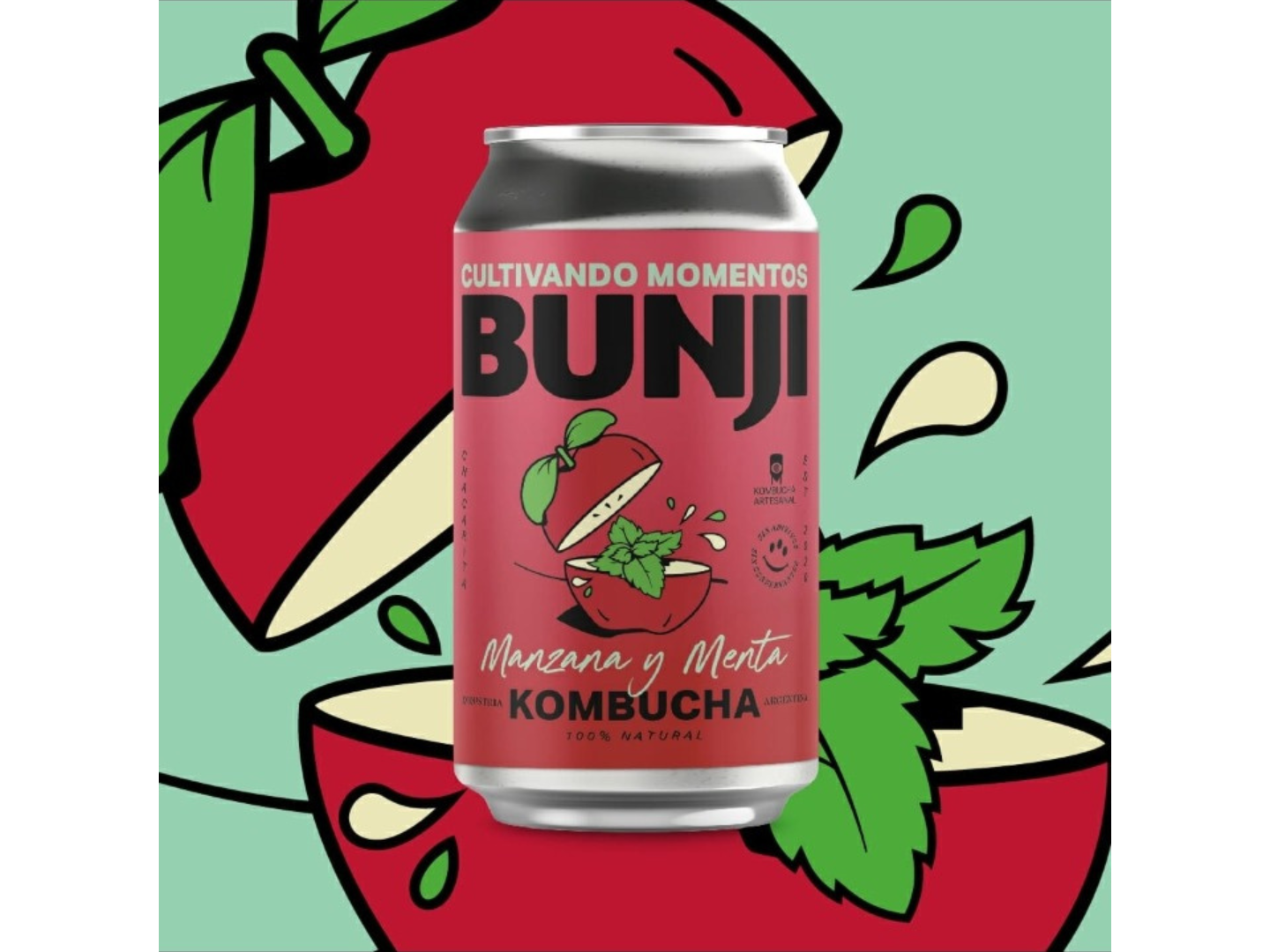 MANZANA Y MENTA X354ML- BUNJI