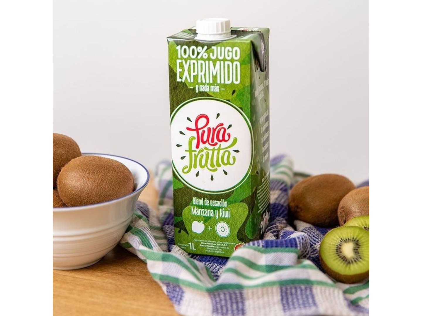 BLEND MANZANA Y KIWI X1L SIN TACC- PURA FRUTTA