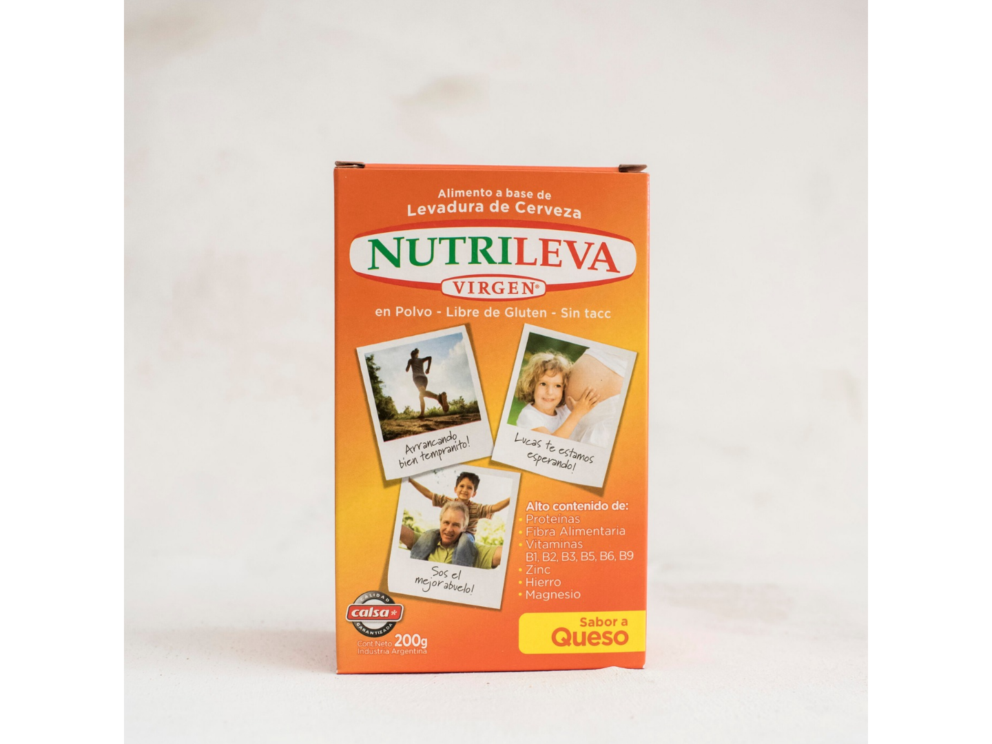 LEVADURA NUTRICIONAL SABOR QUESO X200G SIN TACC- NUTRILEVA