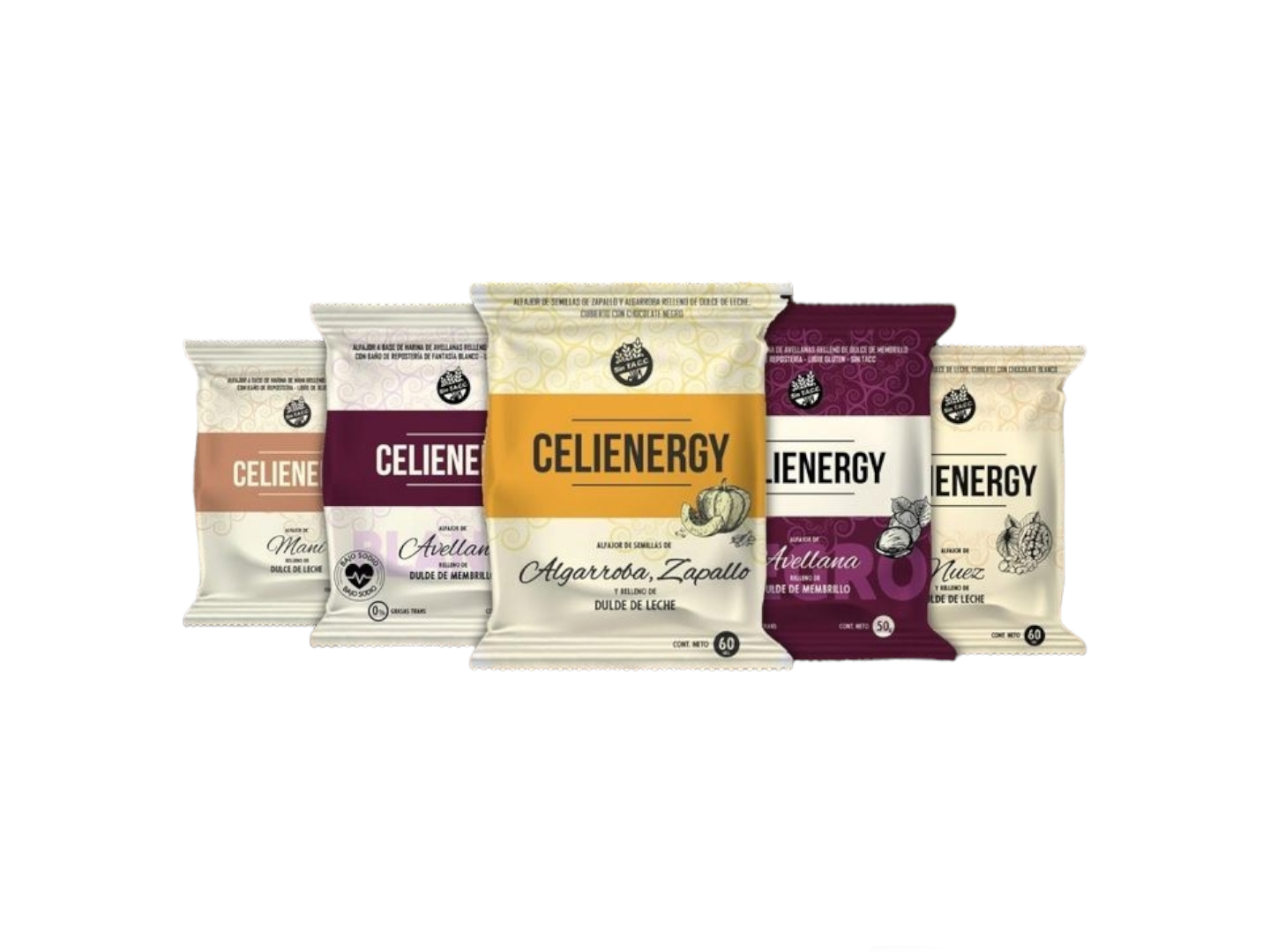 ALFAJORES SIN TACC X50GR- CELIENERGY