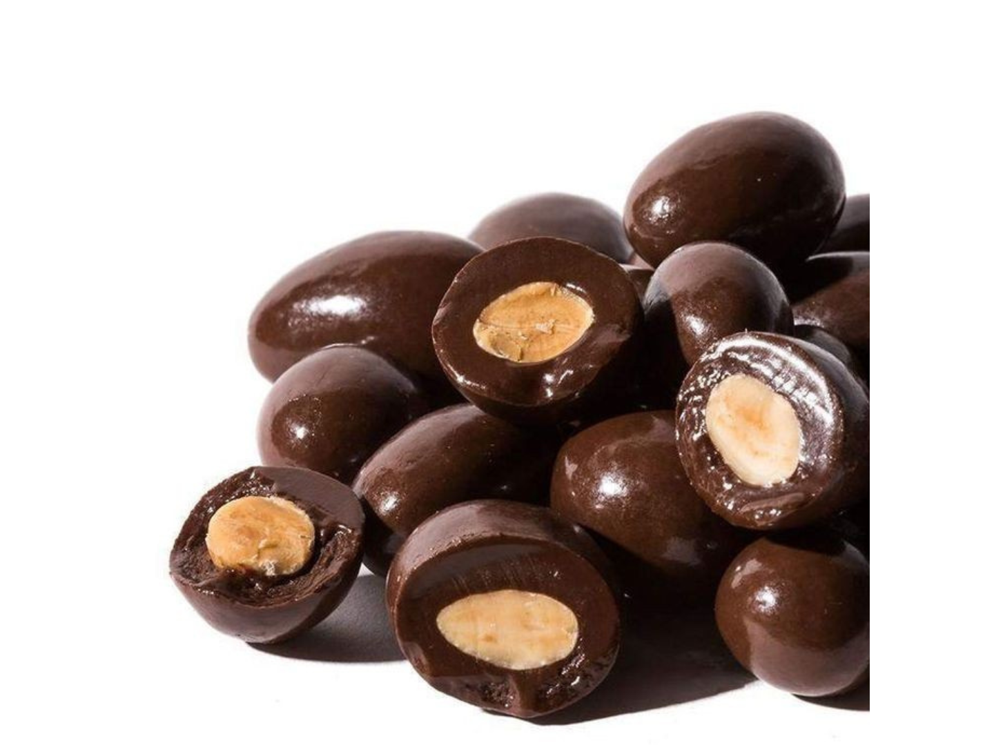 ALMENDRAS CUBIERTAS CON CHOCO AMARGO X100GR