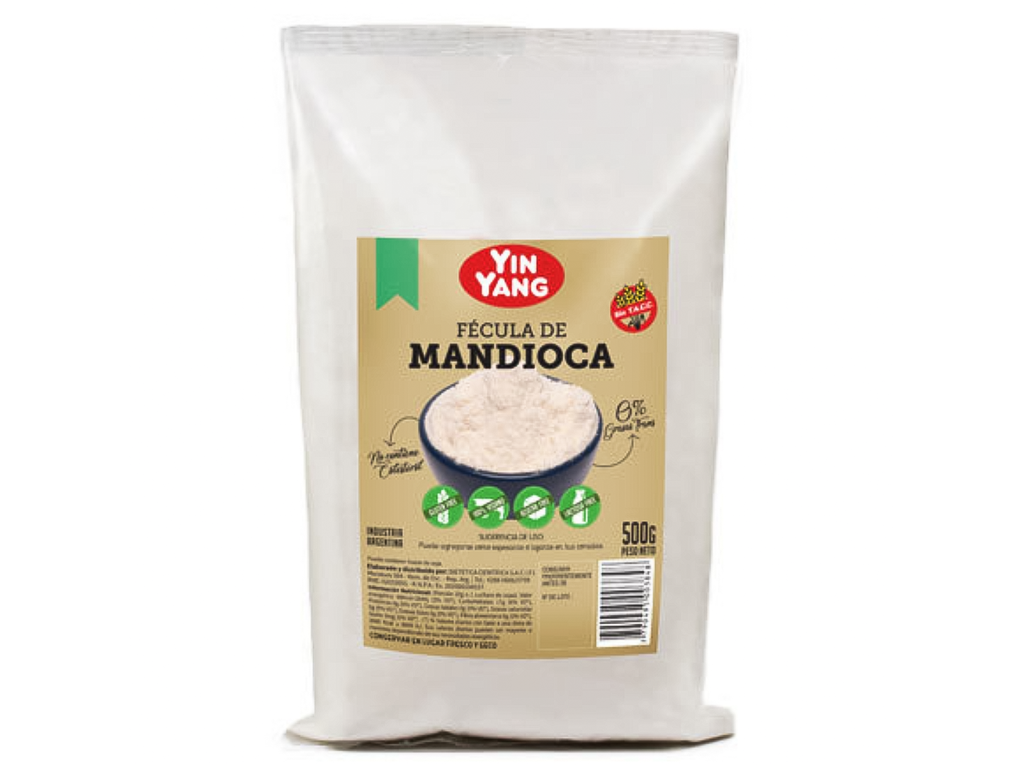 FECULA DE MANDIOCA SIN TACC X500GR