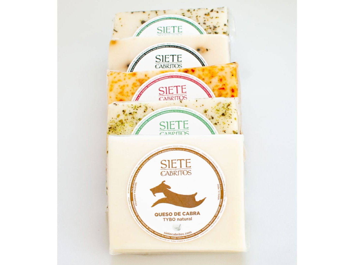 QUESO FETA DE CABRA SIN TACC X200/250GR APOX.- SIETE CABRITOS