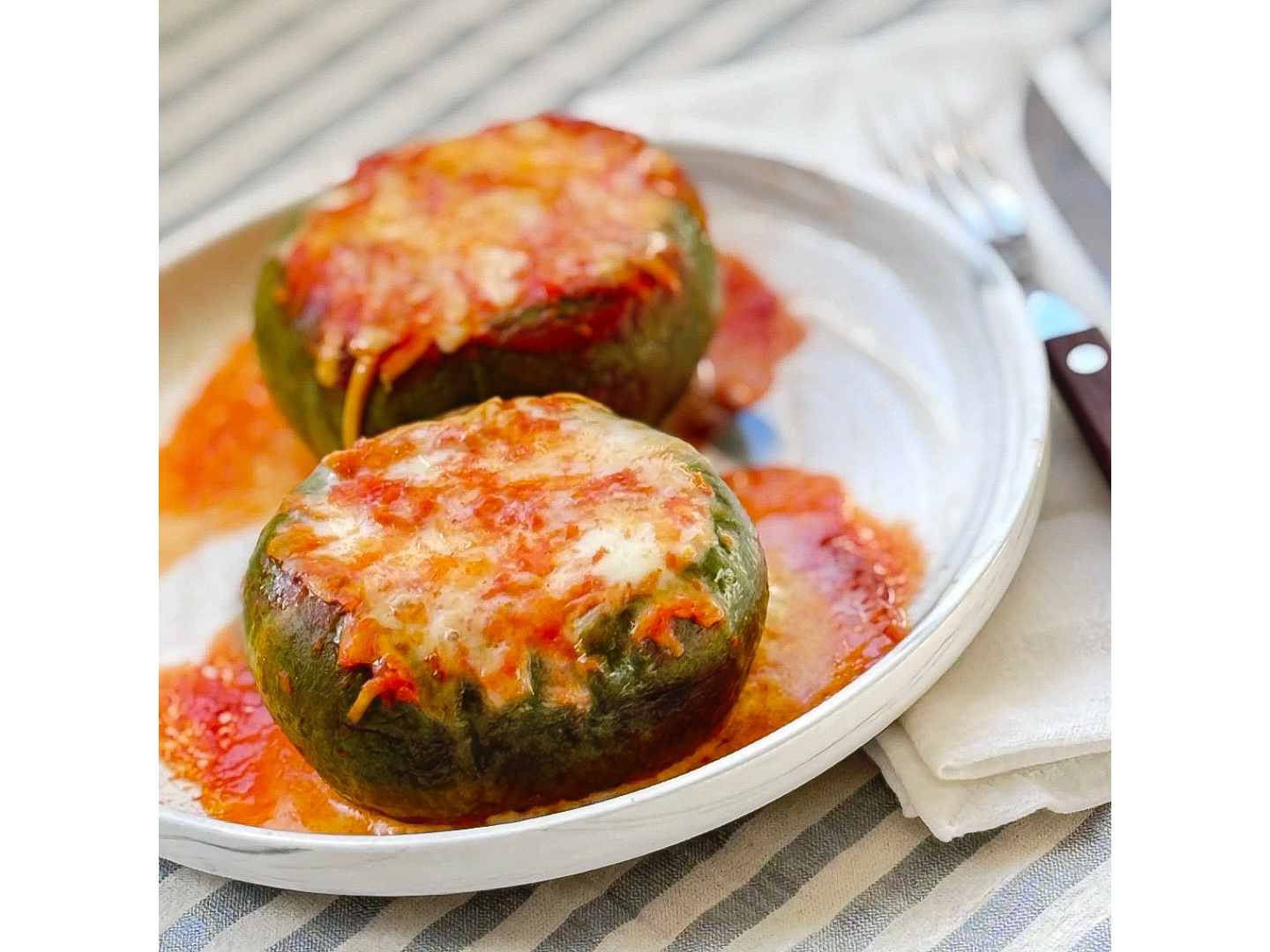 ZAPALLITOS RELLENOS DE POLLO KETO SIN TACC X2UN