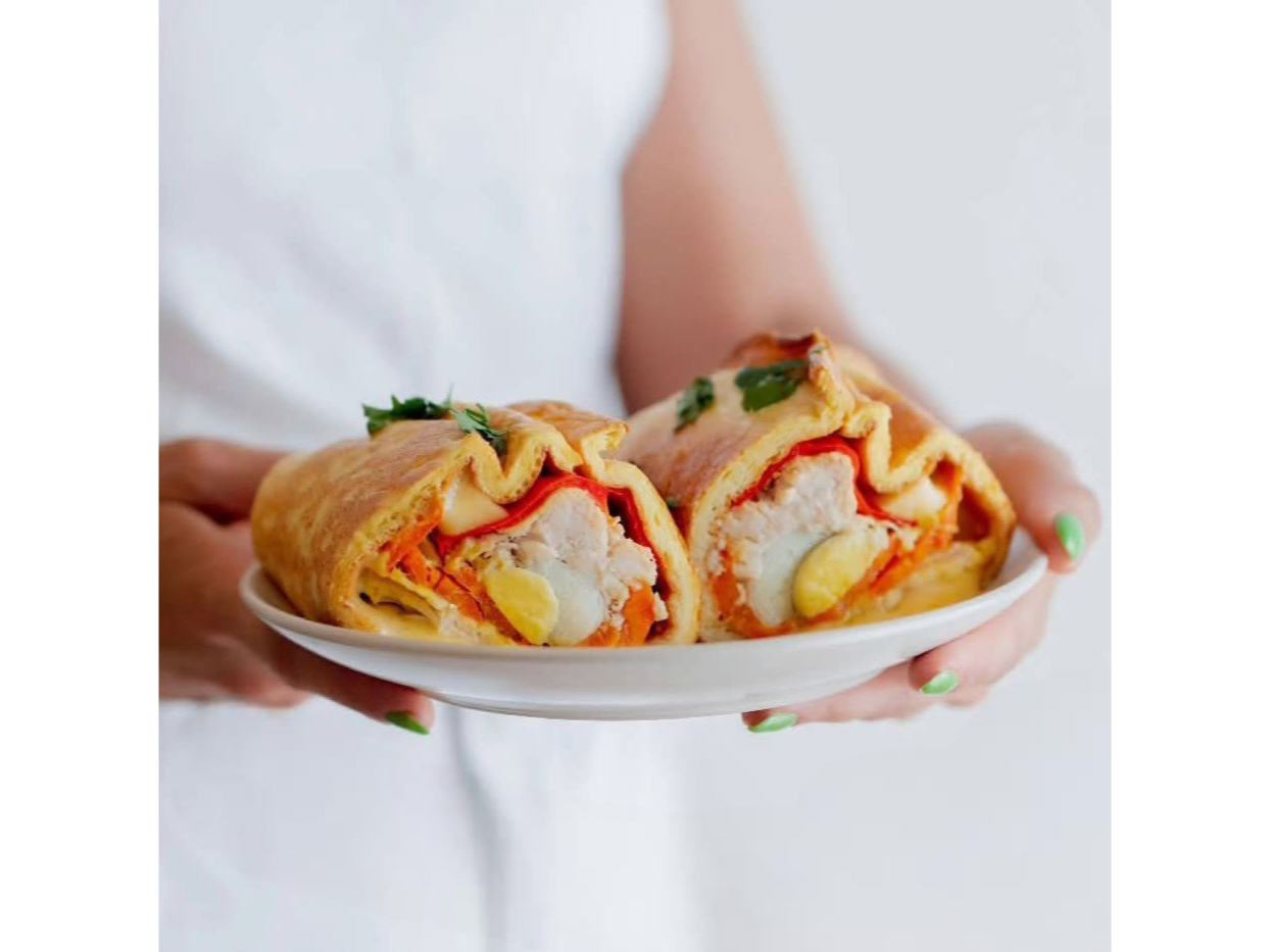 ROLL KETO DE POLLO Y VEGETALES SIN TACC X500GR (2UN)