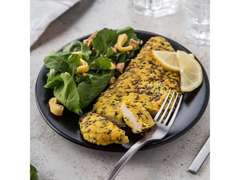 MILANESAS DE POLLO REBOZADAS CON CLARAS DE HUEVO KETO SIN TACC X400GR (Copia)