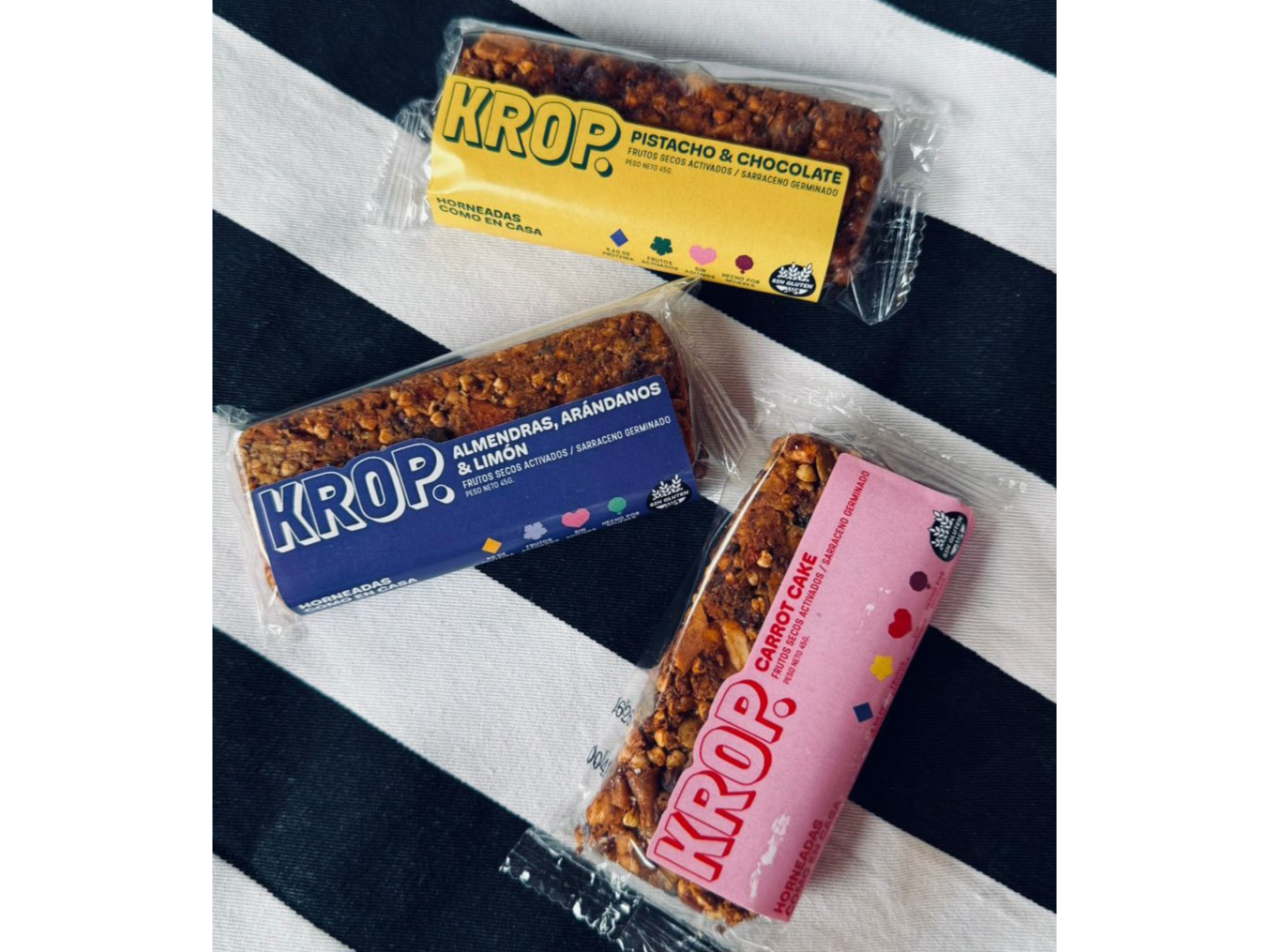 BARRITAS DE FRUTOS SECOS SIN TACC X45GR- KROP