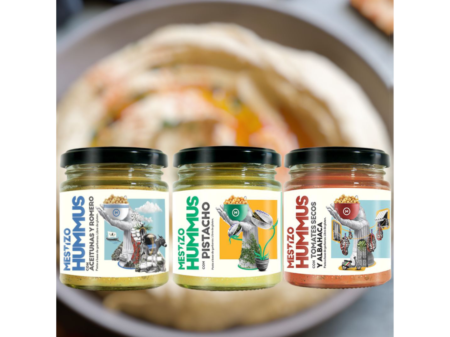 HUMMUS SABORIZADOS- MESTIZO