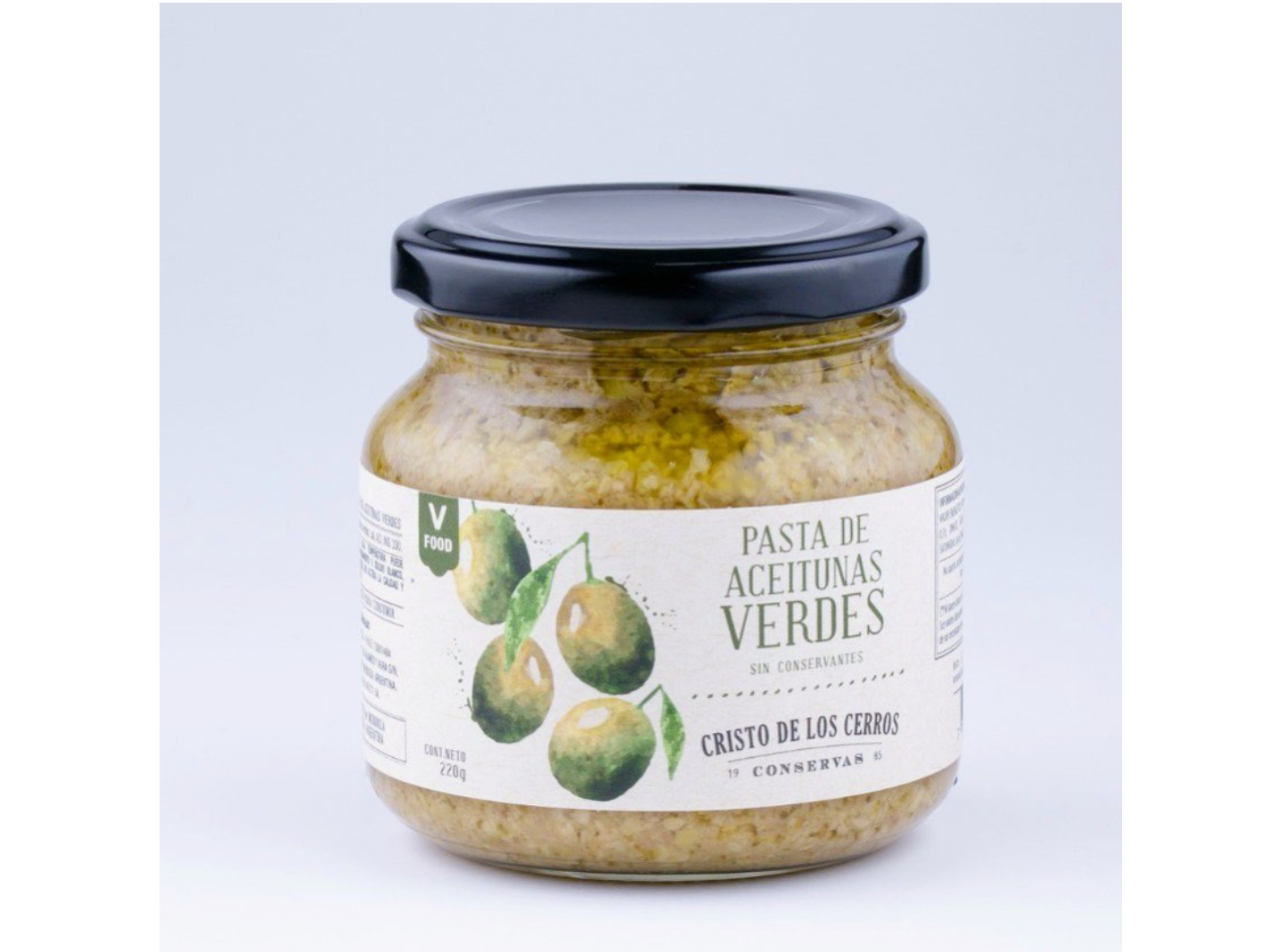 PASTA DE ACEITUNAS VERDES SIN TACC X220GR