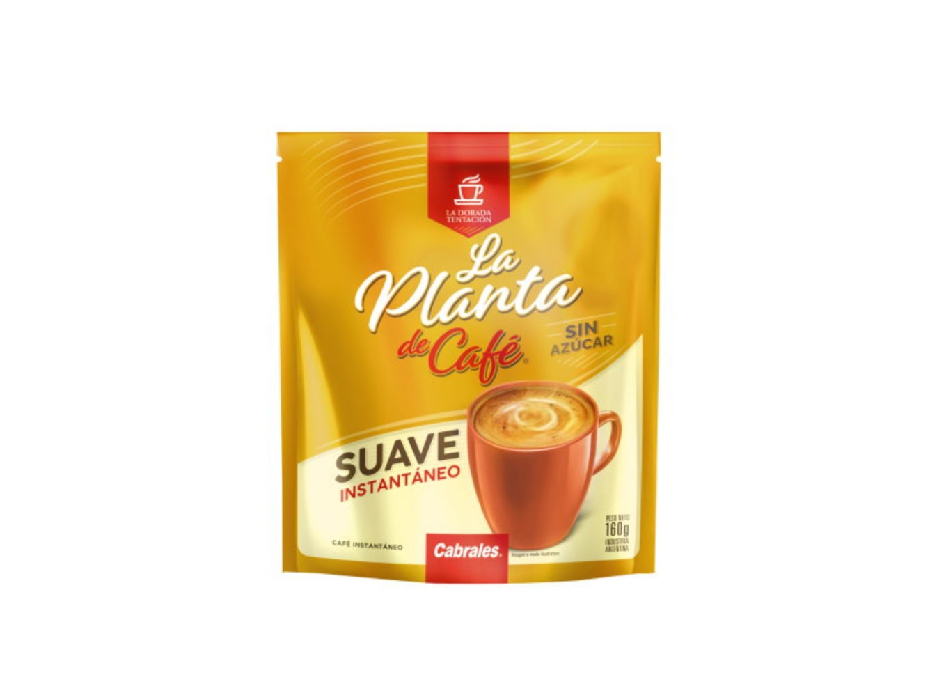 CAFÉ INSTANTANEO SUAVE SIN AZUCAR (DOYPACK) X160GR- CABRALES