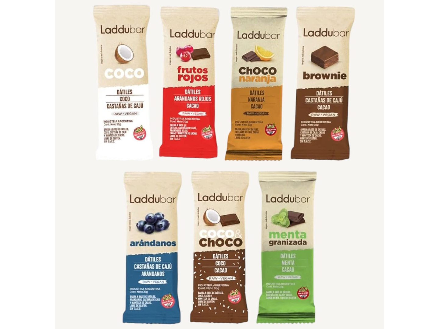 BARRITAS SIN TACC X30GR- LADDUBAR