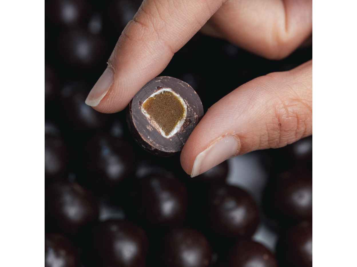 NARANJITAS CUBIERTAS CON CHOCO SEMIAMARGO X50GR