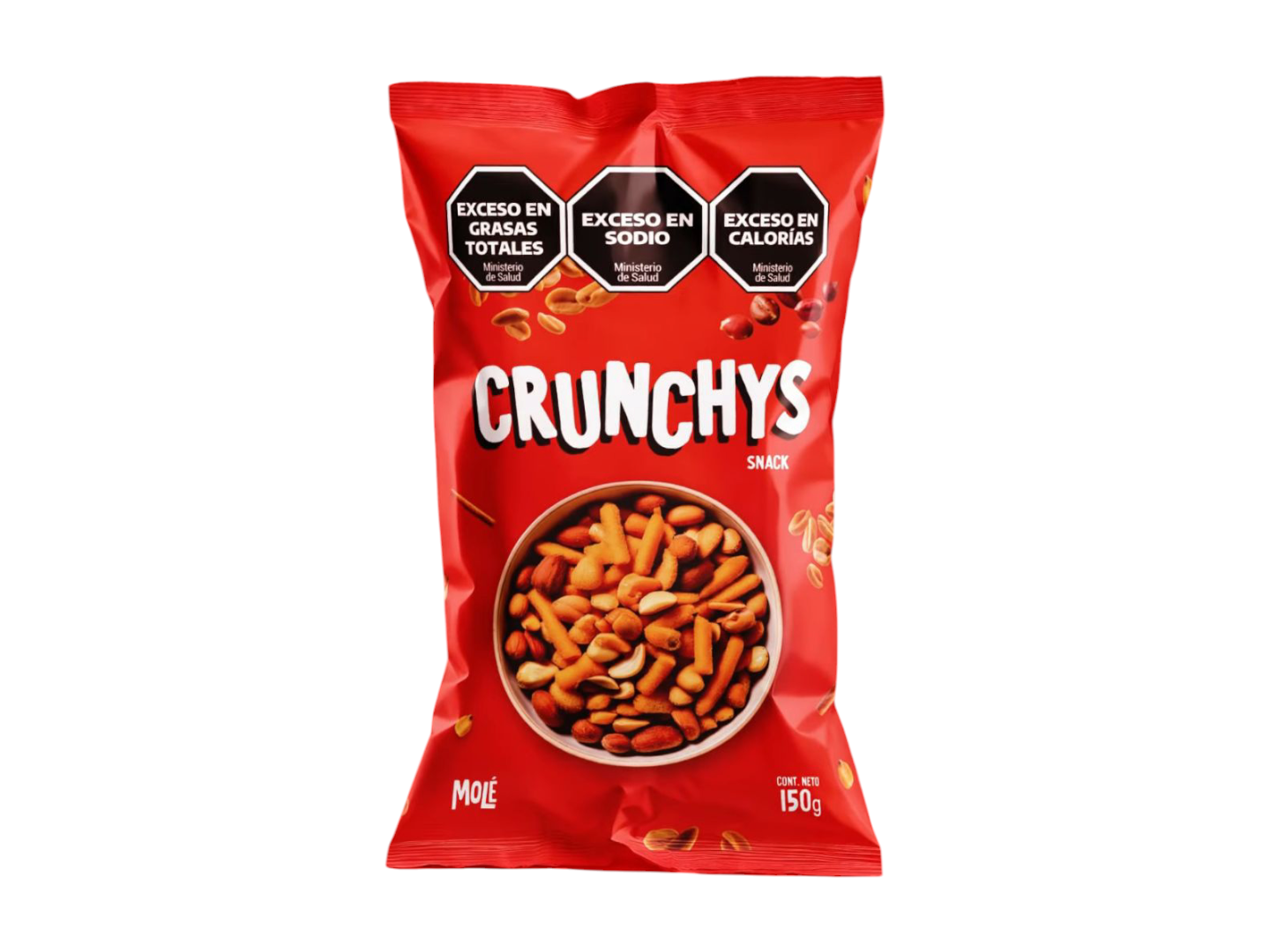 CRUCHYS SNACKS X150GR- MOLE