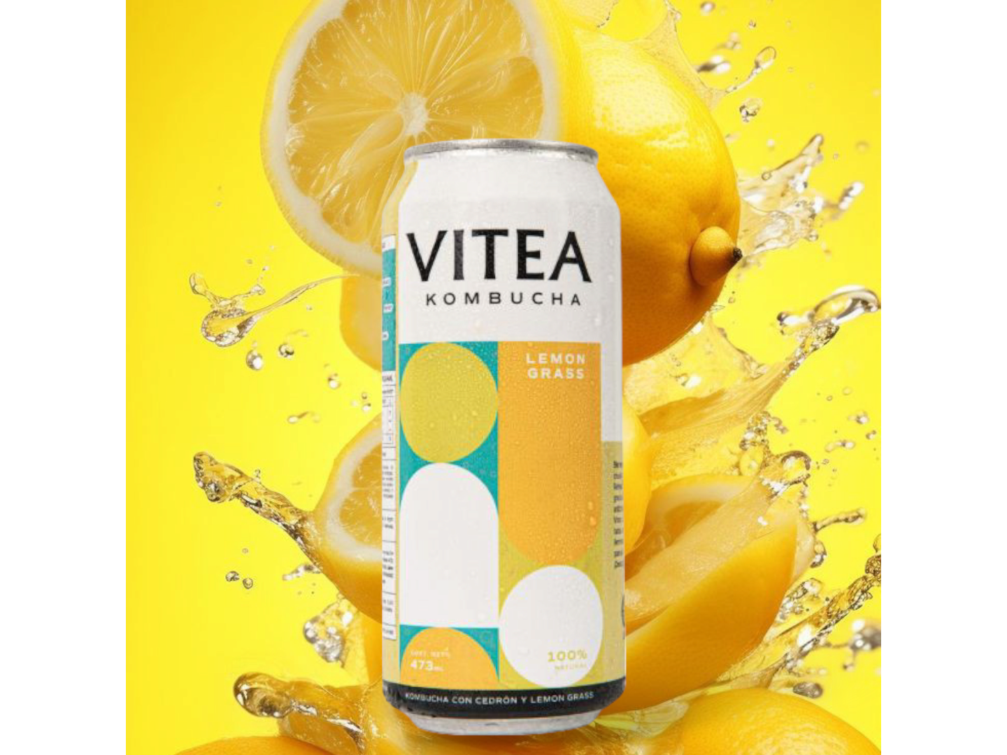 KOMBUCHA LEMON GRASS X473ML- VITEA