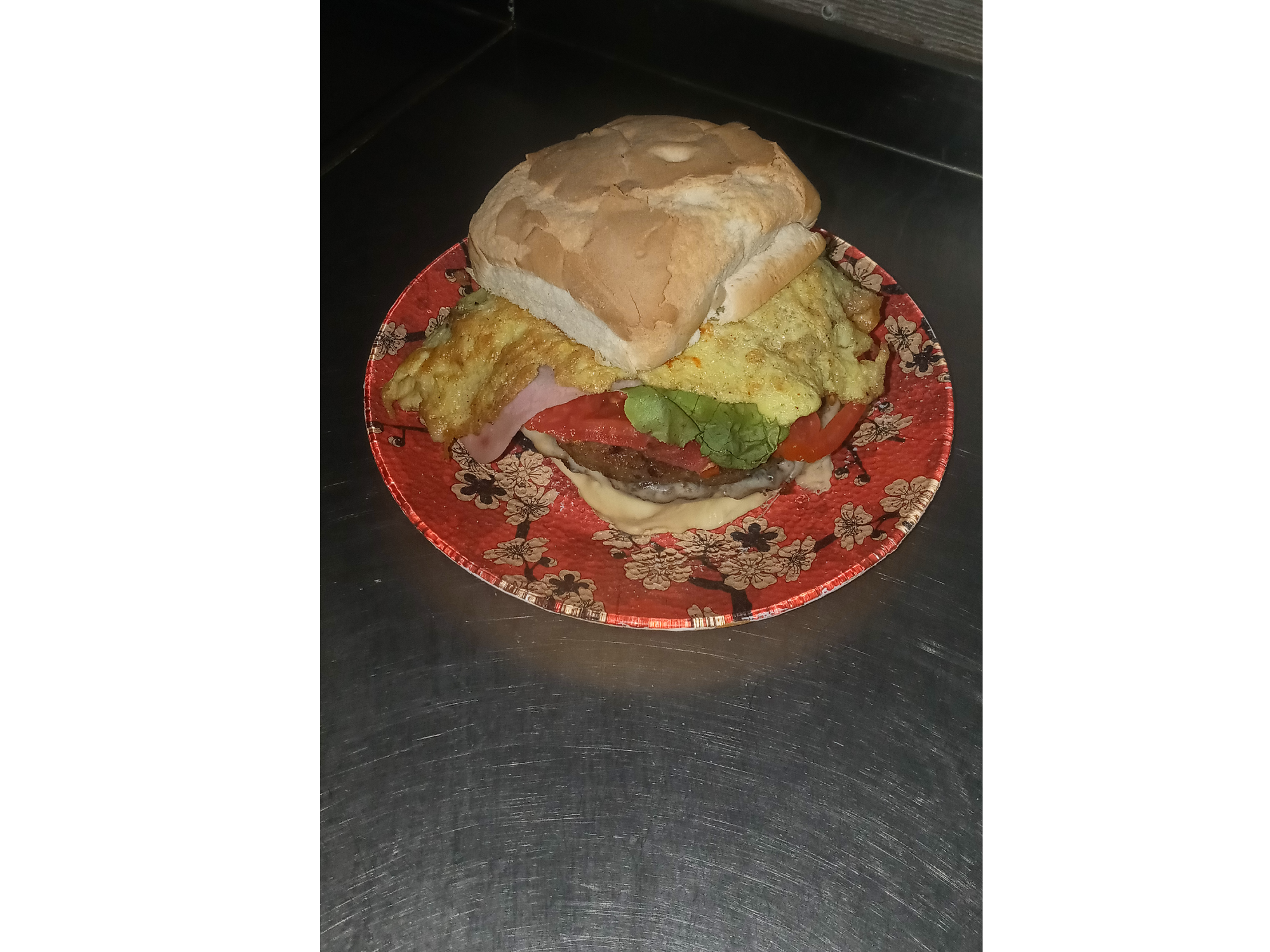 HAMBURGUESA sin papas de M&M COMIDAS PARA LLEVAR