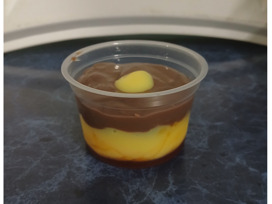 POSTRE DE VAINILLA Y CHOCOLATE