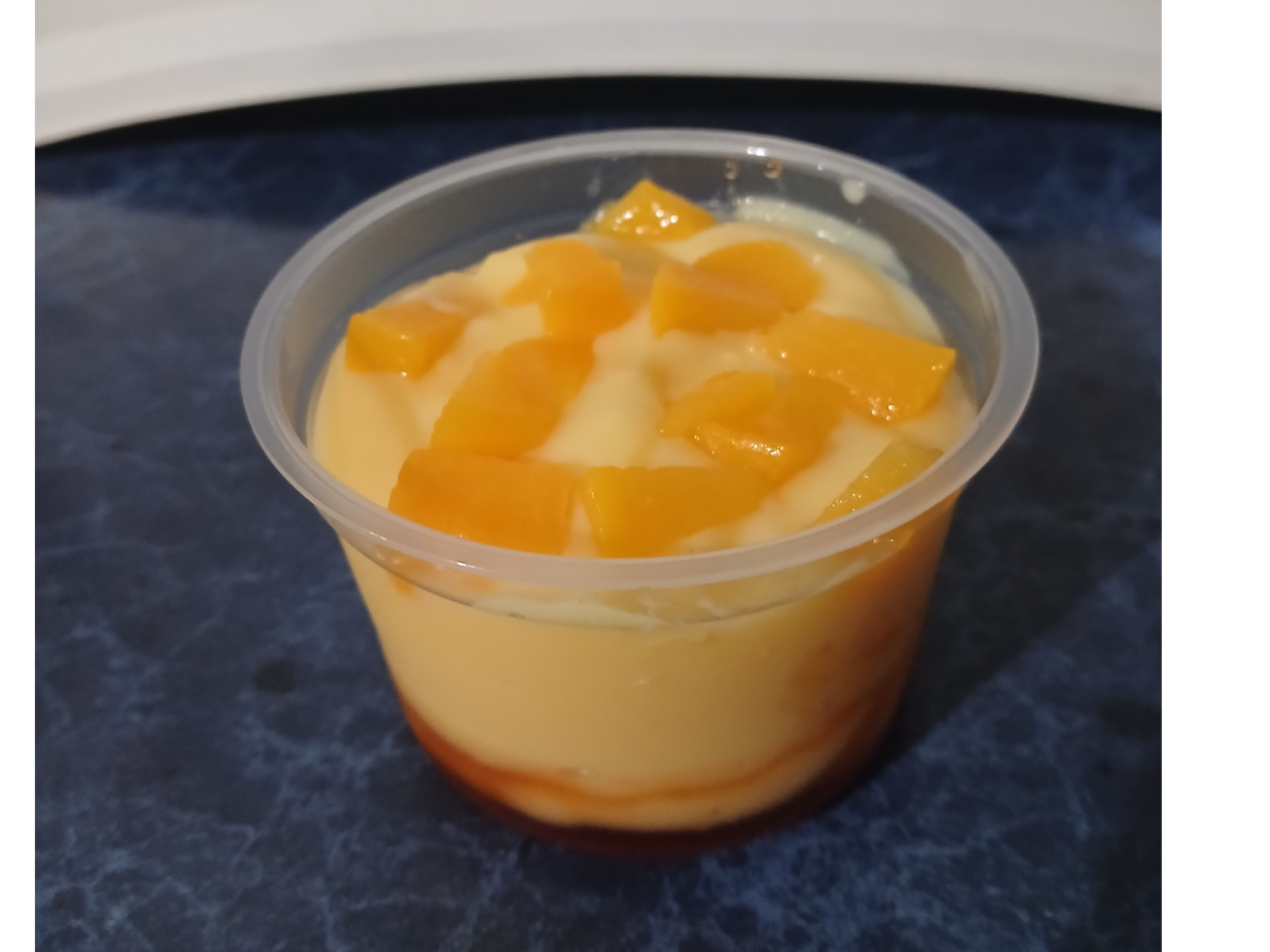 POSTRE DE VAINILLA CON DURAZNO
