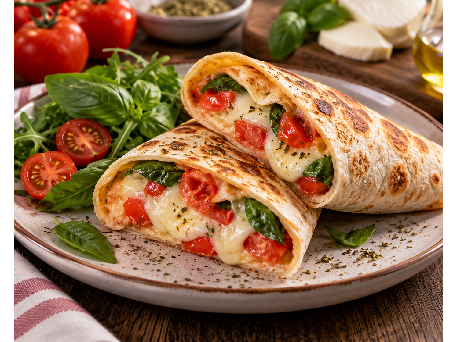 Wraps Caprese