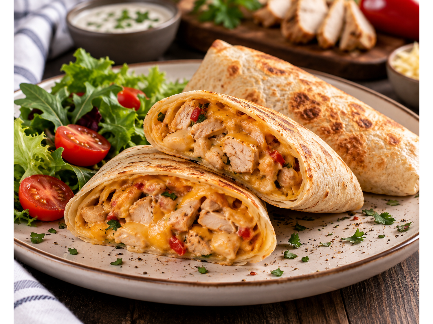 Wraps de pollo