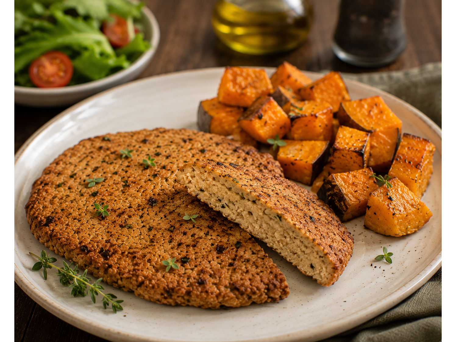 Milanesa de soja con calabaza de Frizzé Delivery