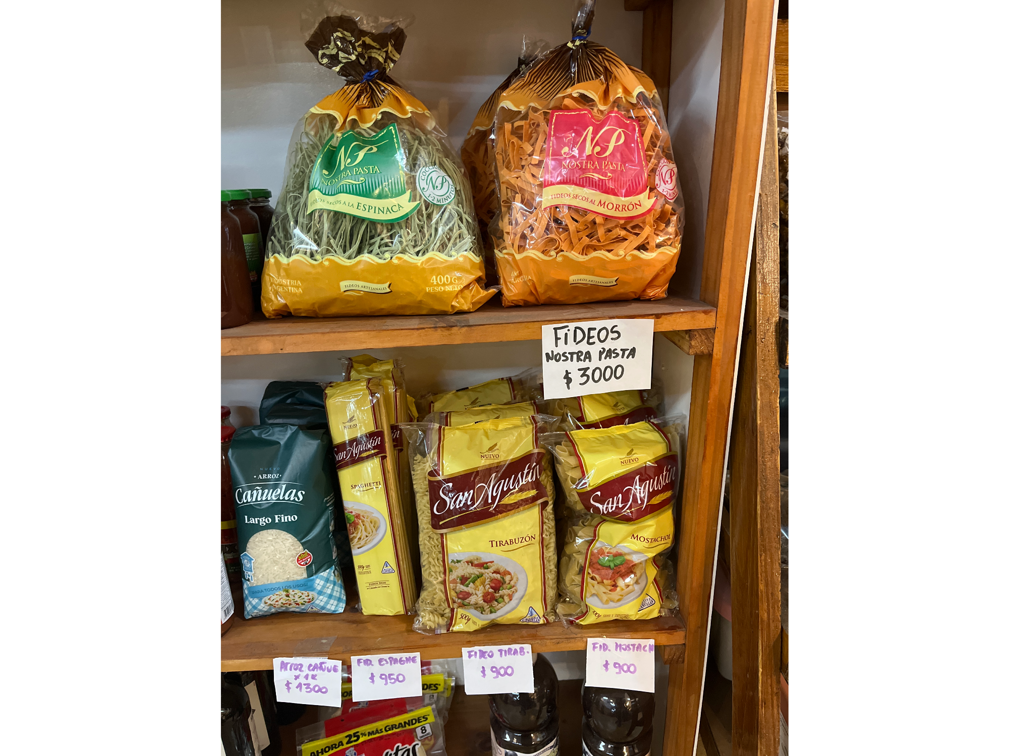 FIDEOS y Caldos
