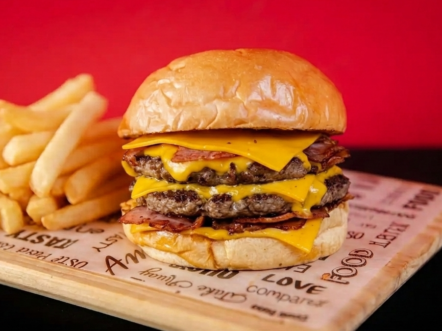 CHESSE CON BACON de RG Burger