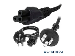 2-XC-M1802 CABLE POWER 1.8 MTS TREBOL O MICKEY XC-M1802