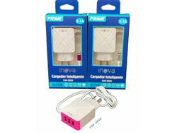 2-CAR-3009 CARGADOR INOVA iphone 220V 5.1A CAR-3009
