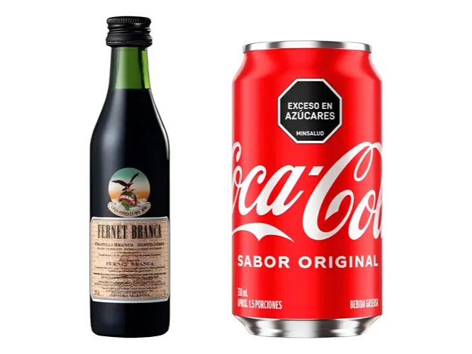 COMBO FERNET PETACA + COCA EN LATA 500
