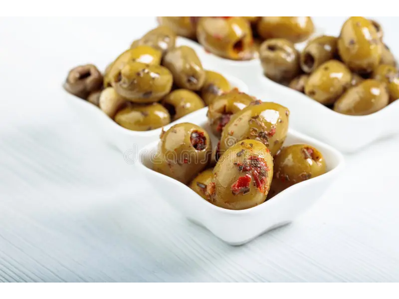 Gullo- Aceitunas Verdes To Condimentadas En Aceite