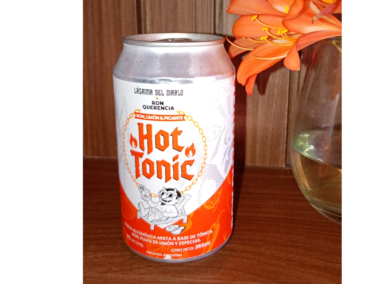 Ron Con Tonica Con Picante Lágrima Del Diablo (Lata)