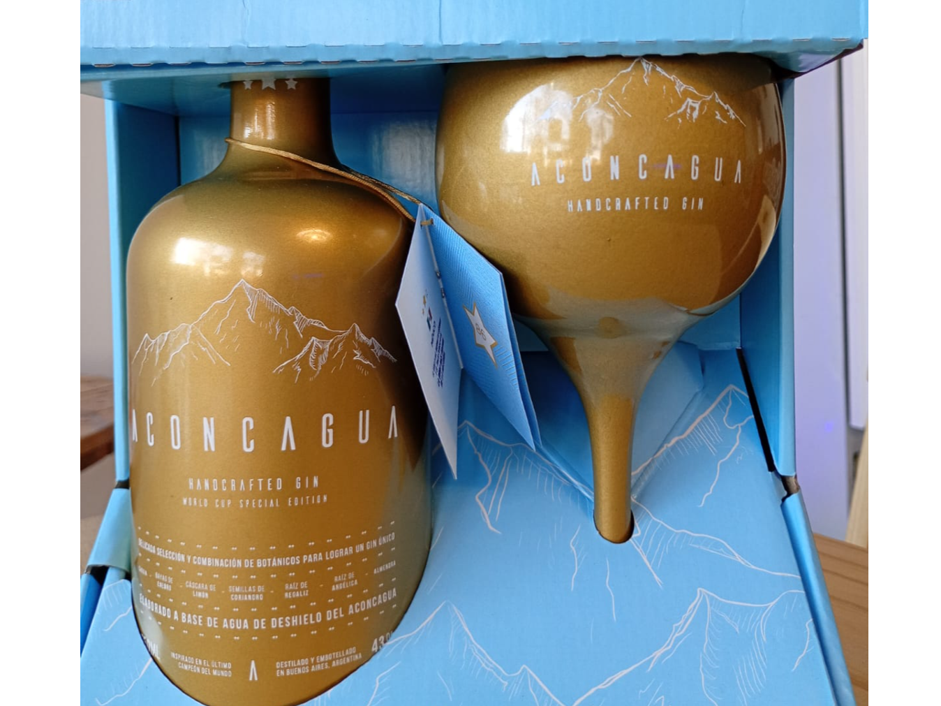Gin Aconcagua Estuche Mundial + Copon