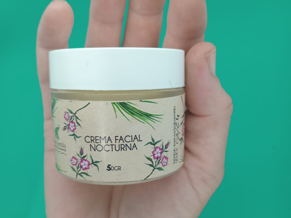Crema facial nocturna