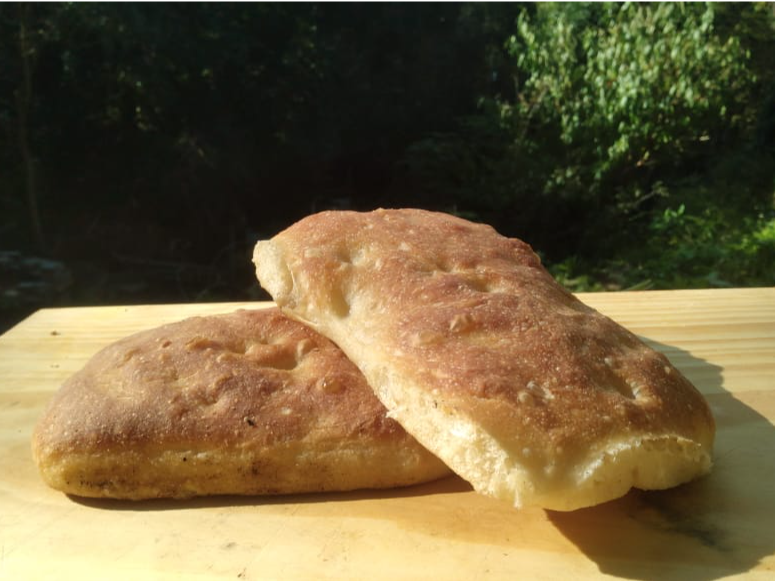Pan tipo ciabatta