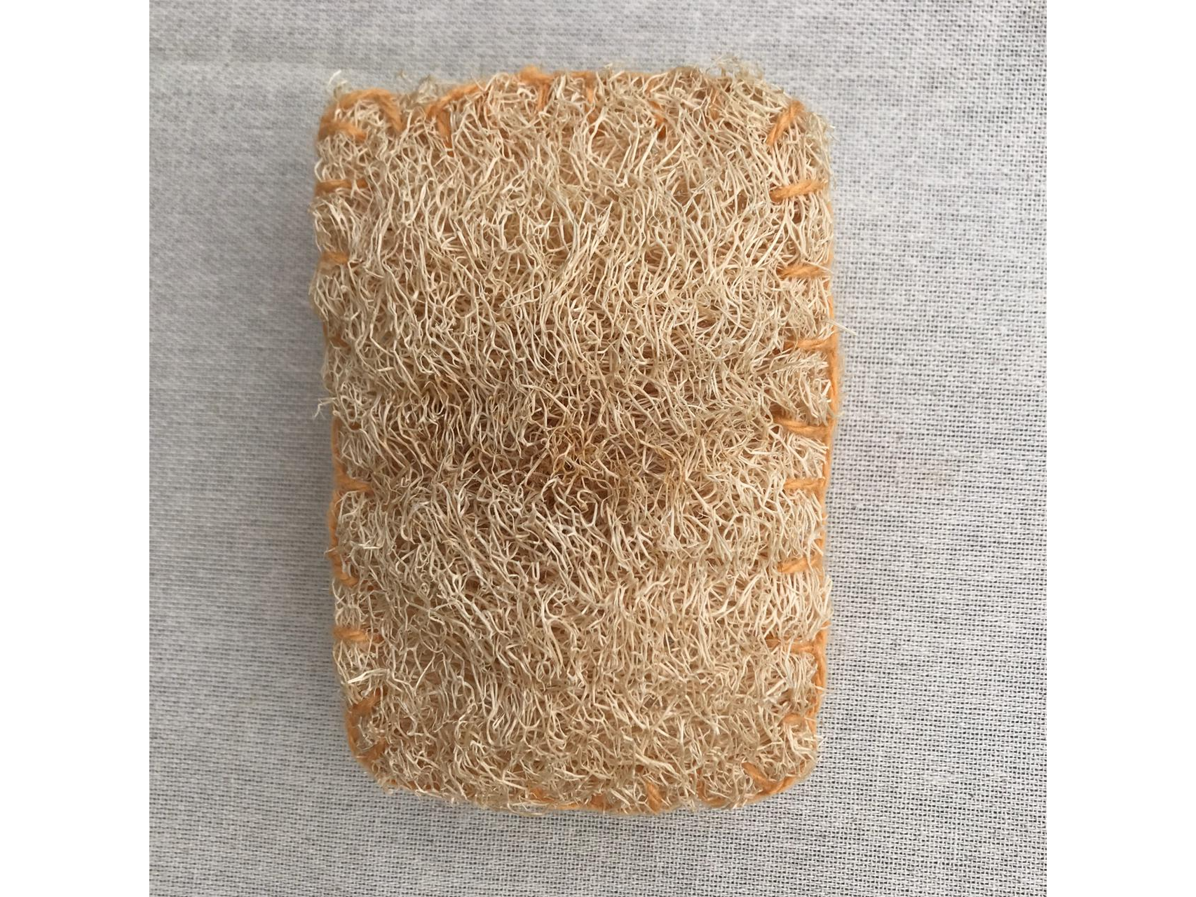 Esponja rectangular de luffa lavavajillas