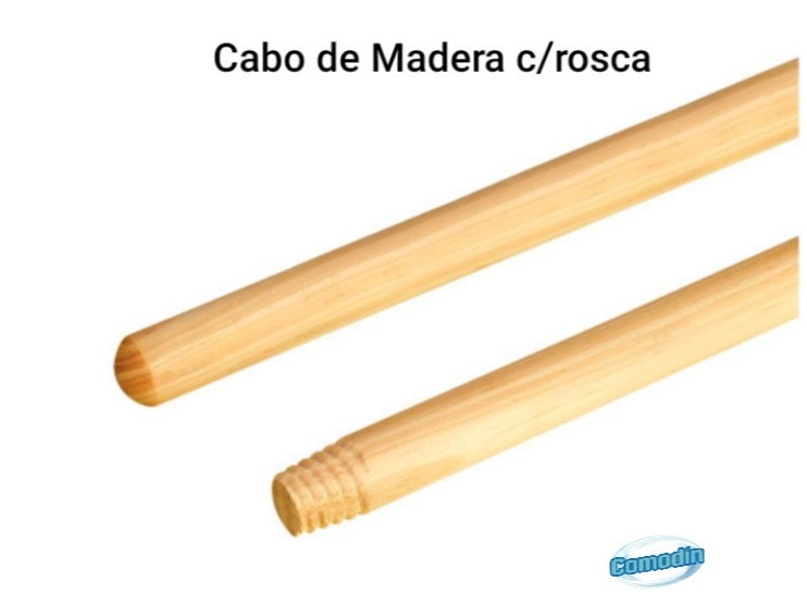 Cabo de madera c/ rosca