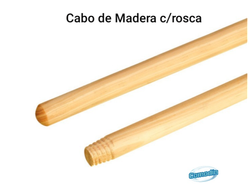 Cabo de madera c/ rosca