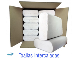 Toallas intercaladas Blancas premium