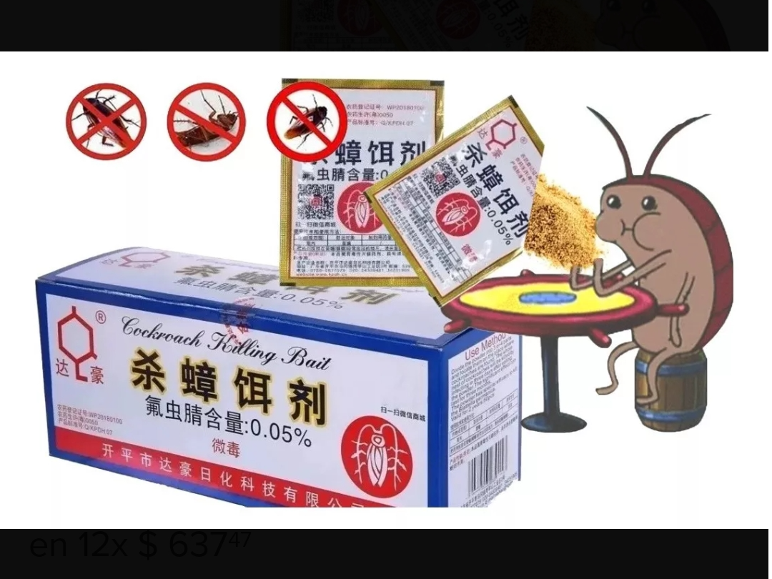 Veneno Cuca Chino en sobre