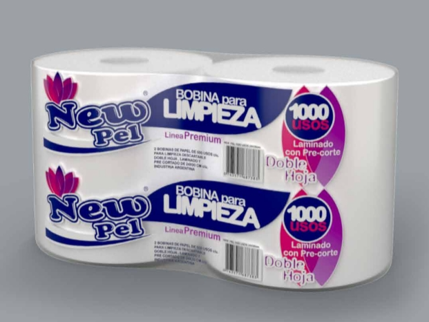 Bobina de Limpieza 2 x 1000 paños