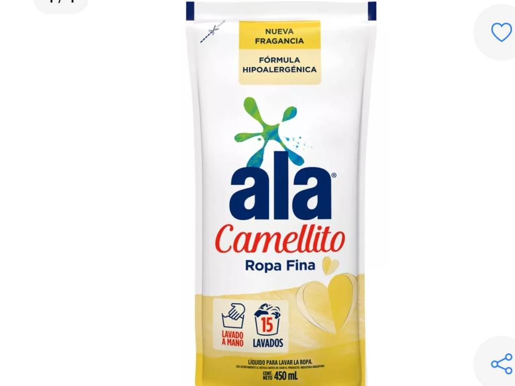 Camellito P/ Ropa fina 450