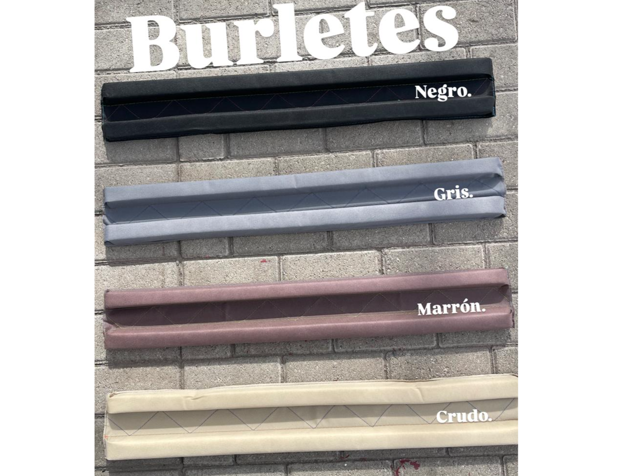 Burlete doble 80 cm vs colores