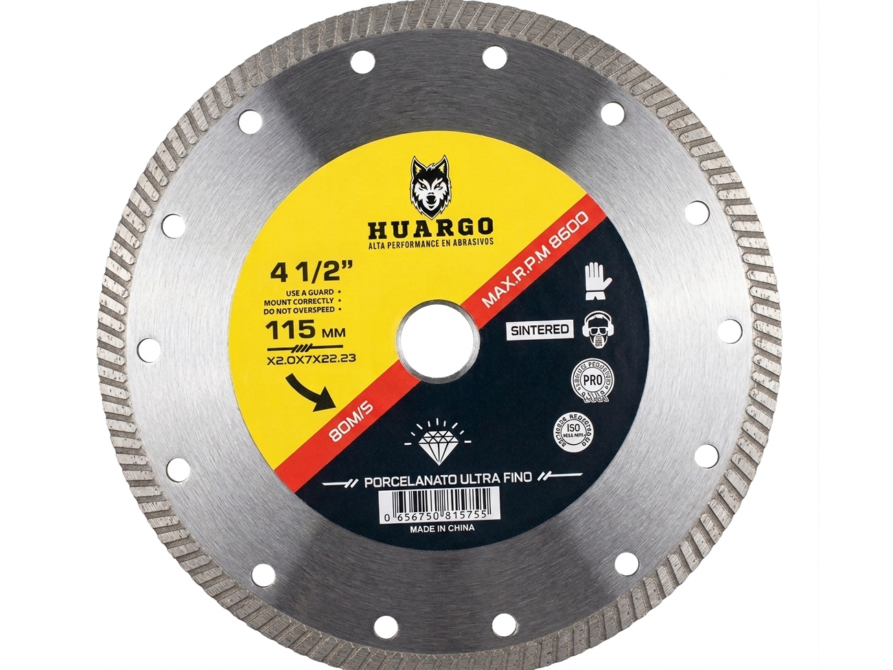 DISCO DIAMANTADO 115 MM PORCELANATO