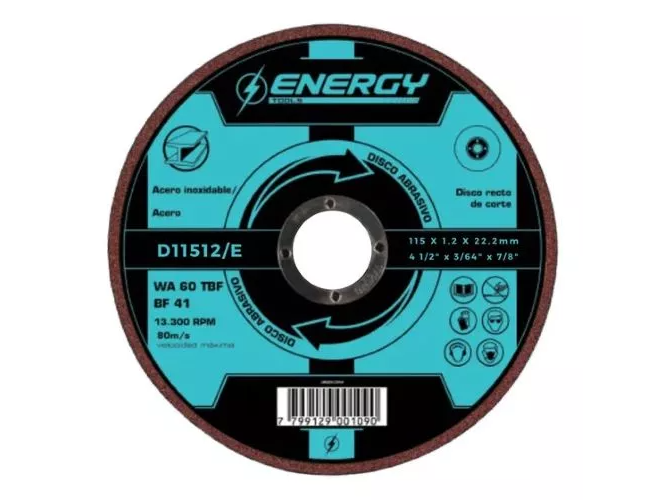 DISCO CORTE 115 "ENERGY" X 1.2mm