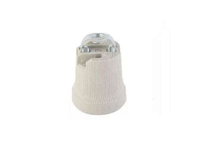 PORTALAMPARA CERAMICO E27 CON PUENTE