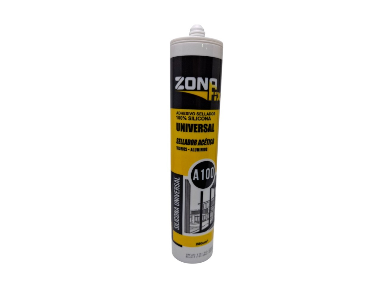 SILICONA A100 UNIVERSAL 280 ML. TRANSPARENTE