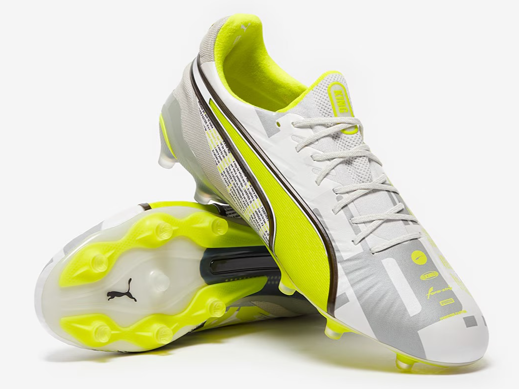 Puma King Ultimate Blanco Amarillo