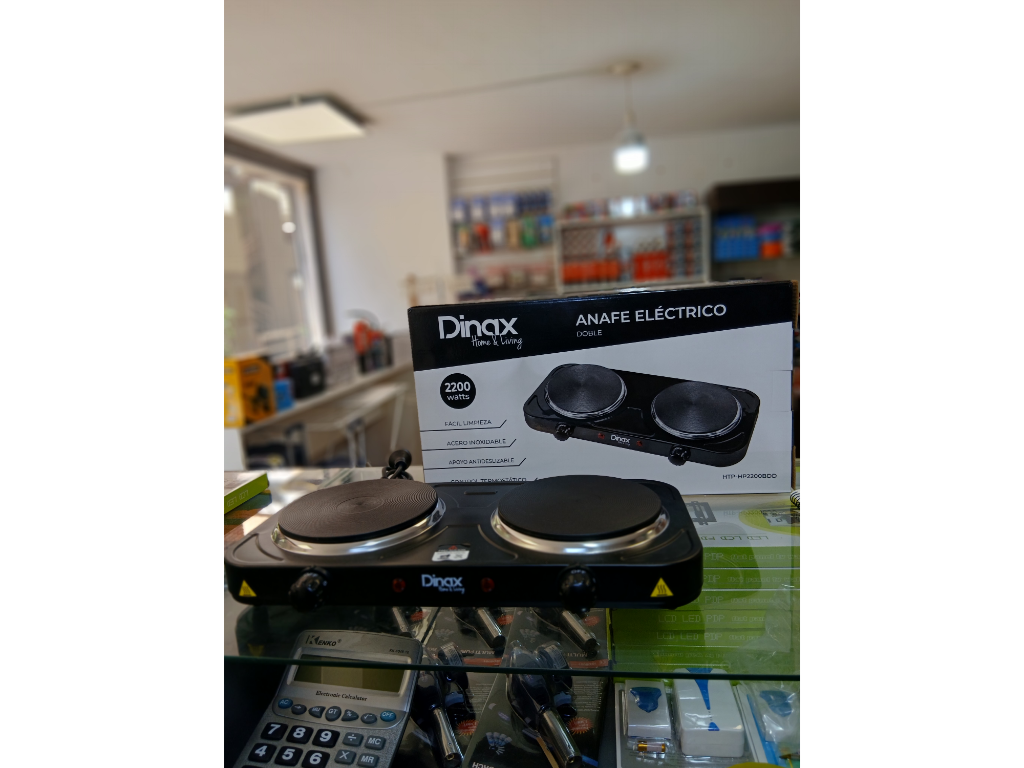 Anafe electrico doble hornalla