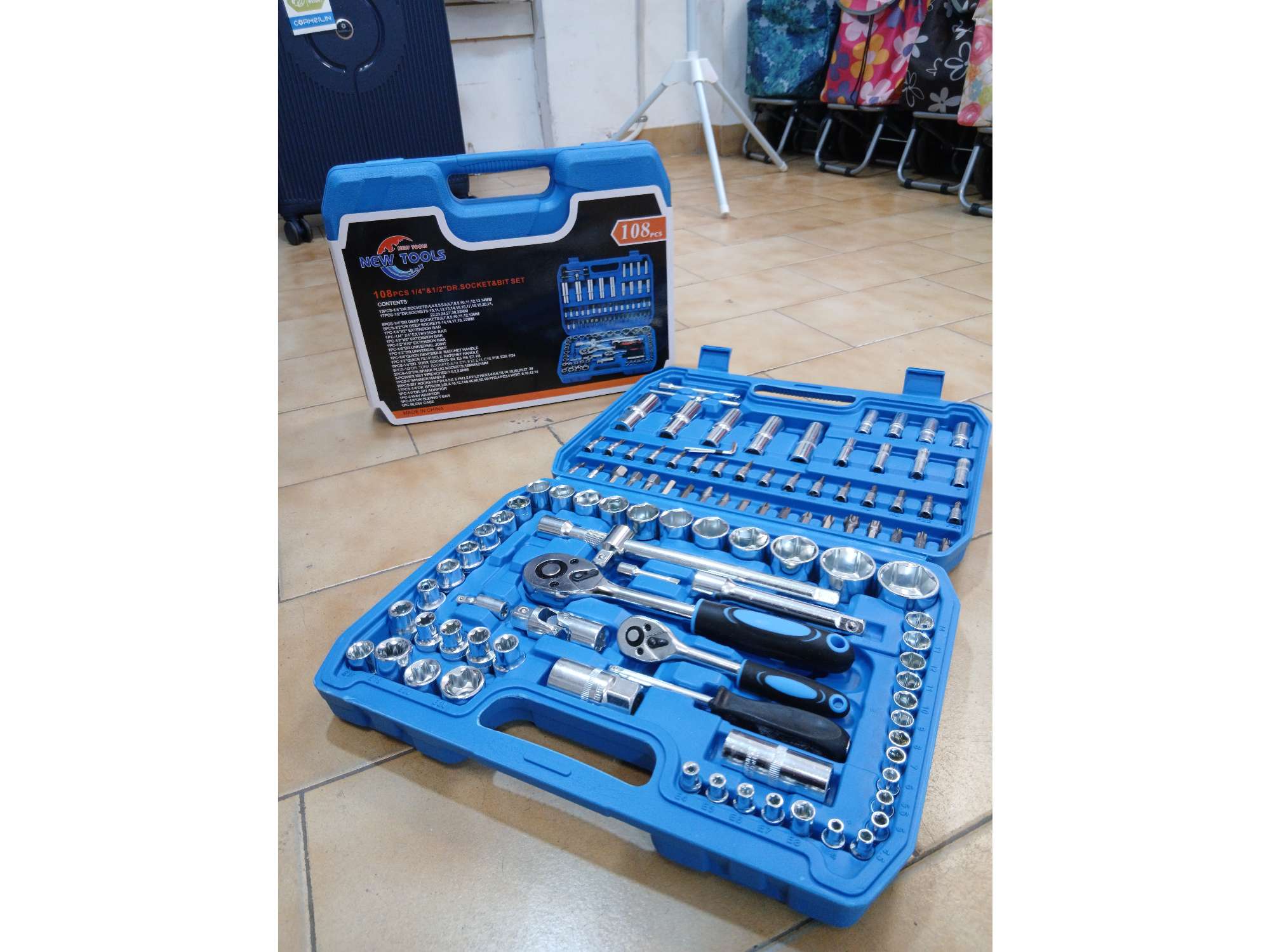 Caja de tubos de 108 pcs