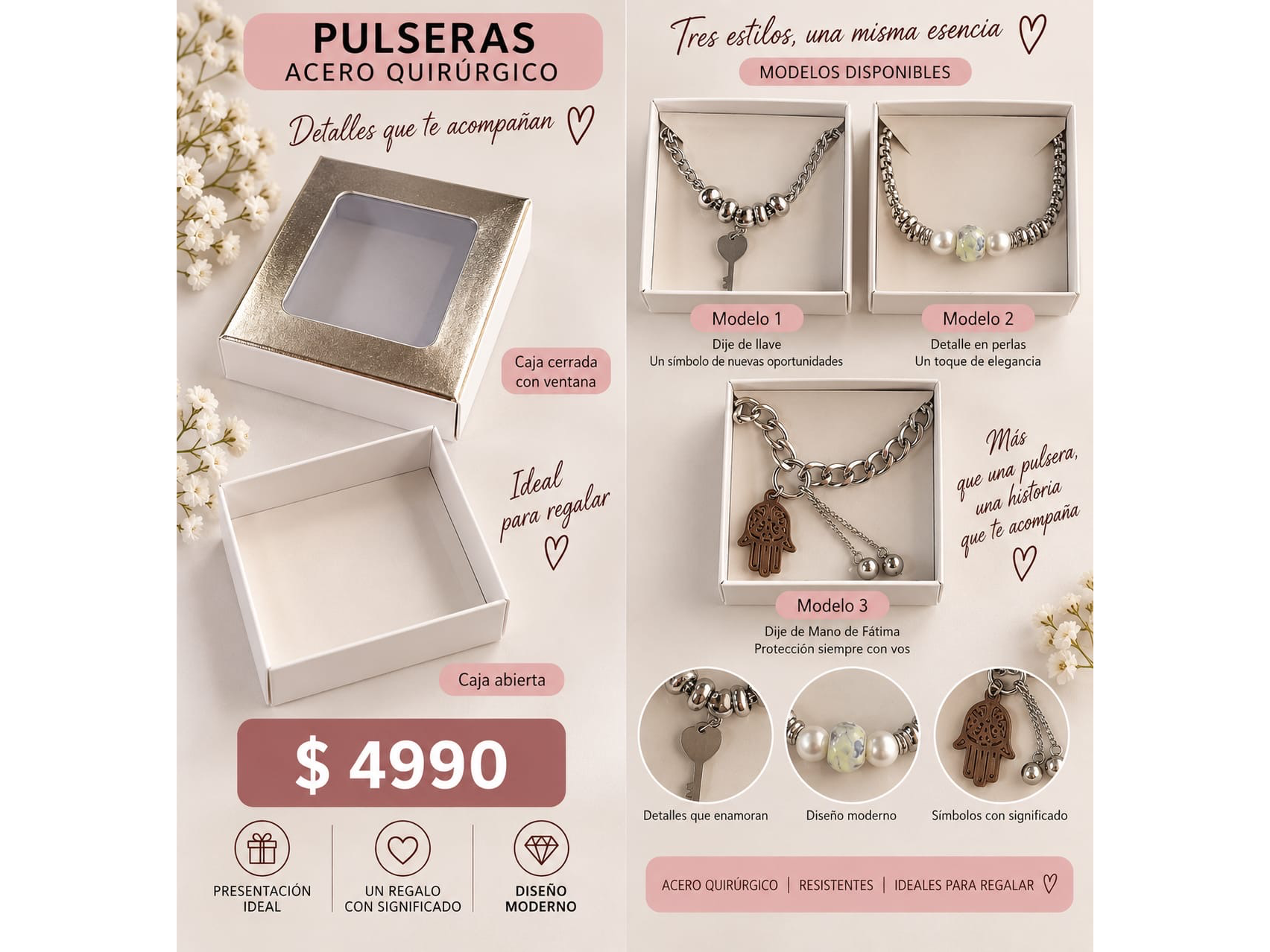 PULSERA CON DIJE